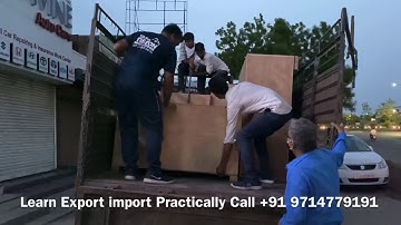 Live #unloading and Export Container Stuffing, how to do container Stuffing by Paresh Solanki