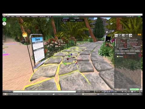 Interacting with Scripted Objects Tutorial -Opensim
