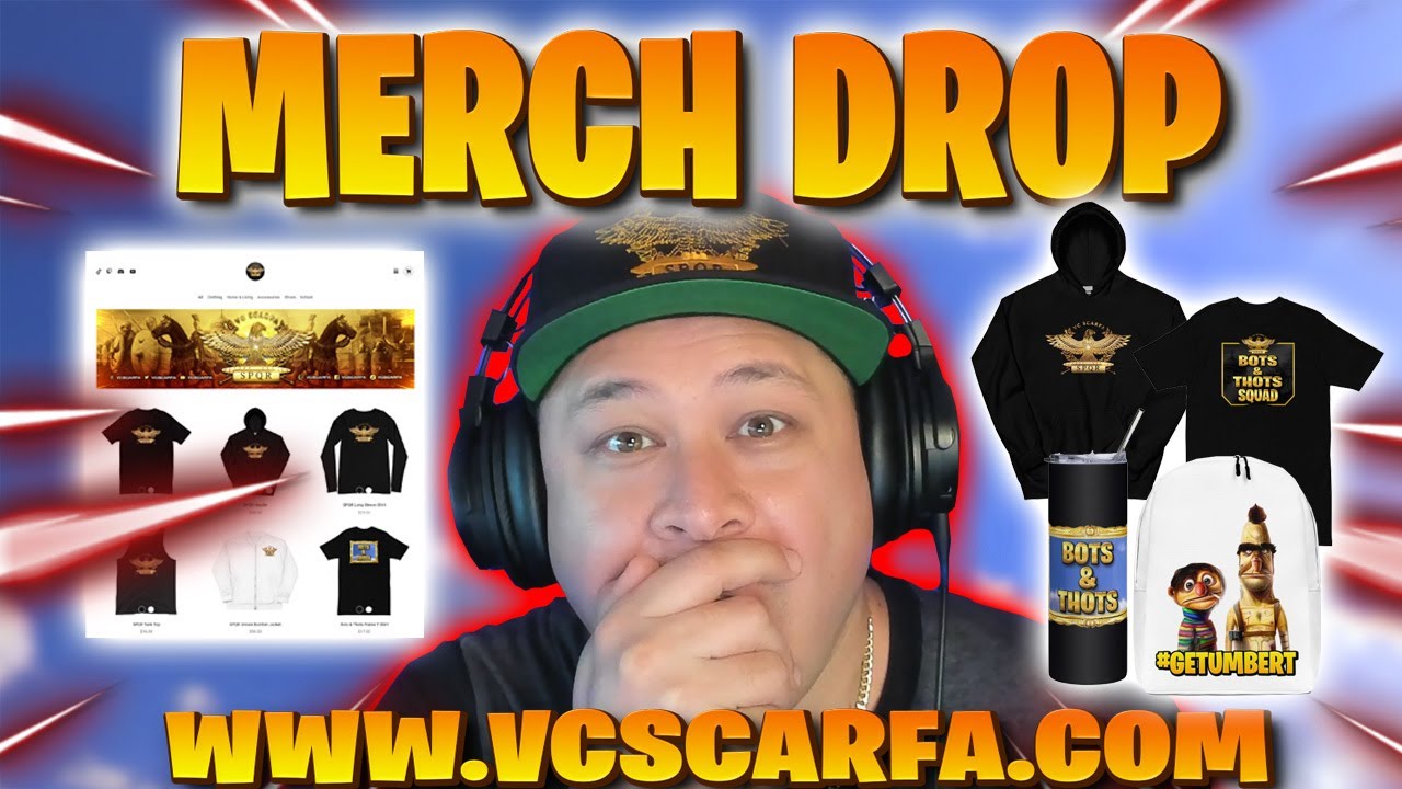 Limited MERCH DROP! www.VCScarfa.com - YouTube