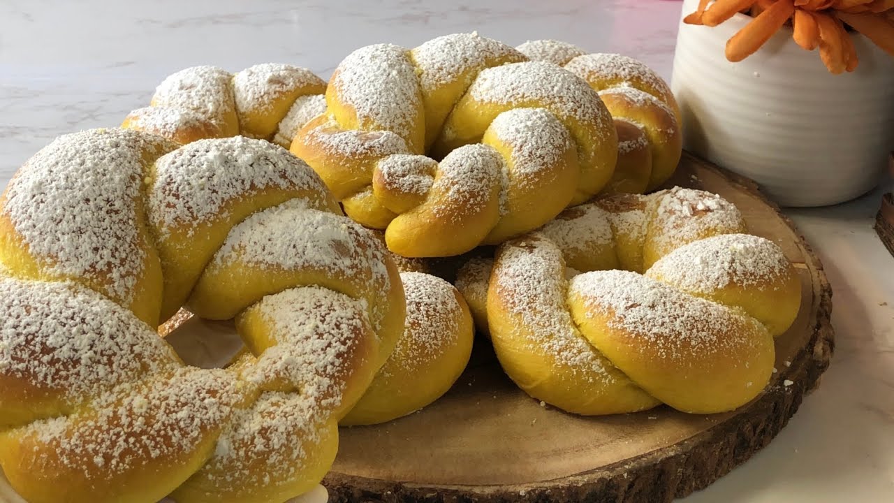 الكعك السوكني (كعك الجنوب الليبي أو الكعك المخمر أو كعك البريوش خفيف وقطني ورائع لذيذ 😋