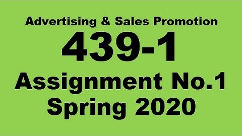 AIOU Code 439 Solved Assignment No.1 Spring 2020