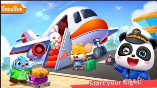 Baby pandas Airport Game Video screenshot 5