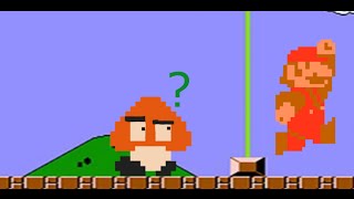Mario_NES-Tutorial-How to jump over the flagpole!