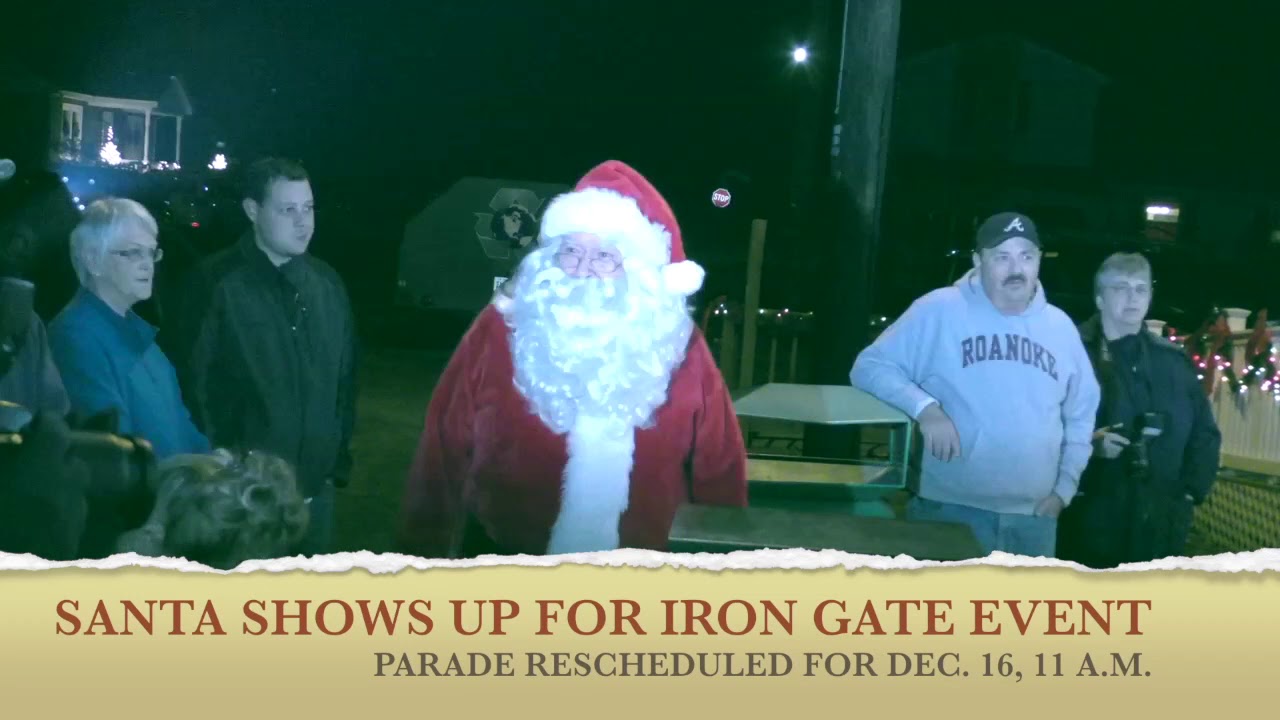 Town Of Iron Gate, VA Hold 2nd Annual Christmas Tree Lighting Event