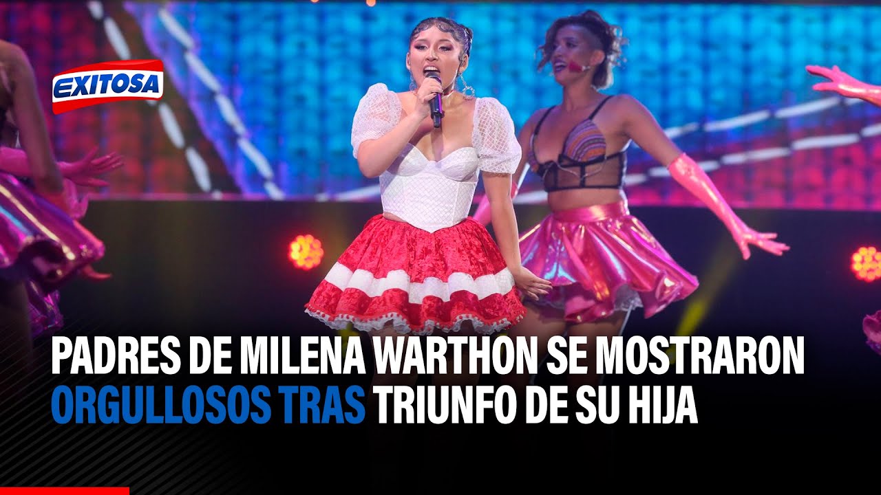 🔴🔵Padres de Milena Warthon se mostraron orgullosos tras triunfo de su ...