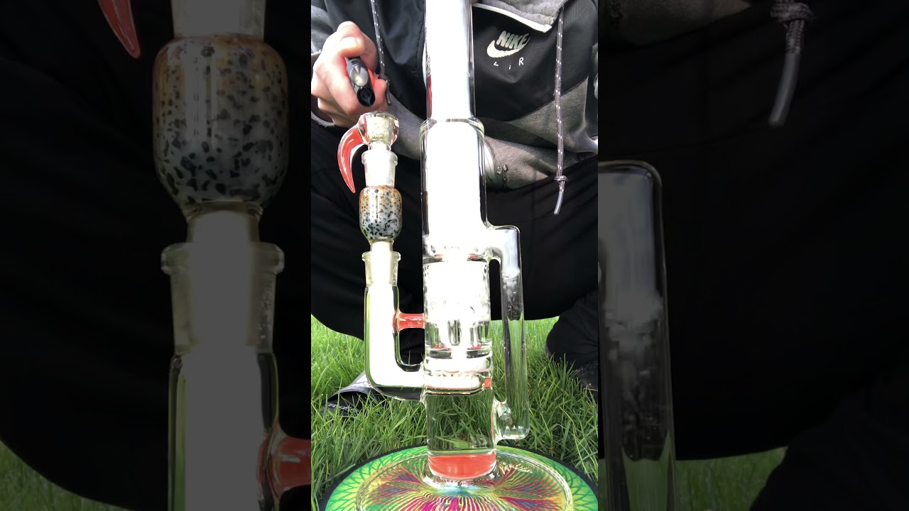 16 inch Sovereignty Glass 38mm neck PA Ghost OJ Treecycler (Upgrid Stemline-Inv4-Inv4) Outdoor rip!