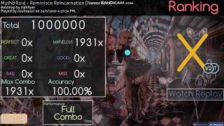 (Osu! Mania Fanmade) Myth & Roid - 追想轮回 [WIP 2]