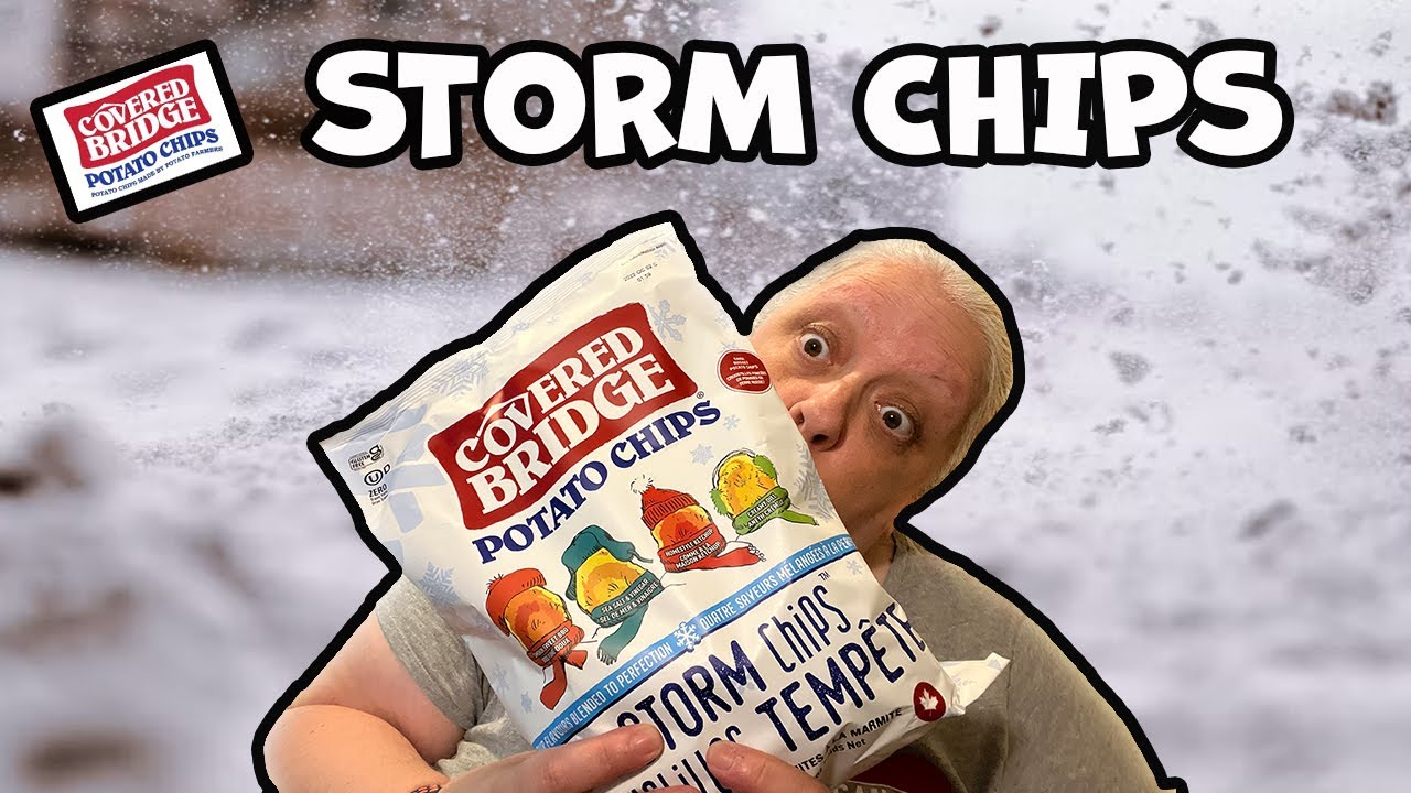 Snacking On Covered Bridge Storm Chips!! YouTube