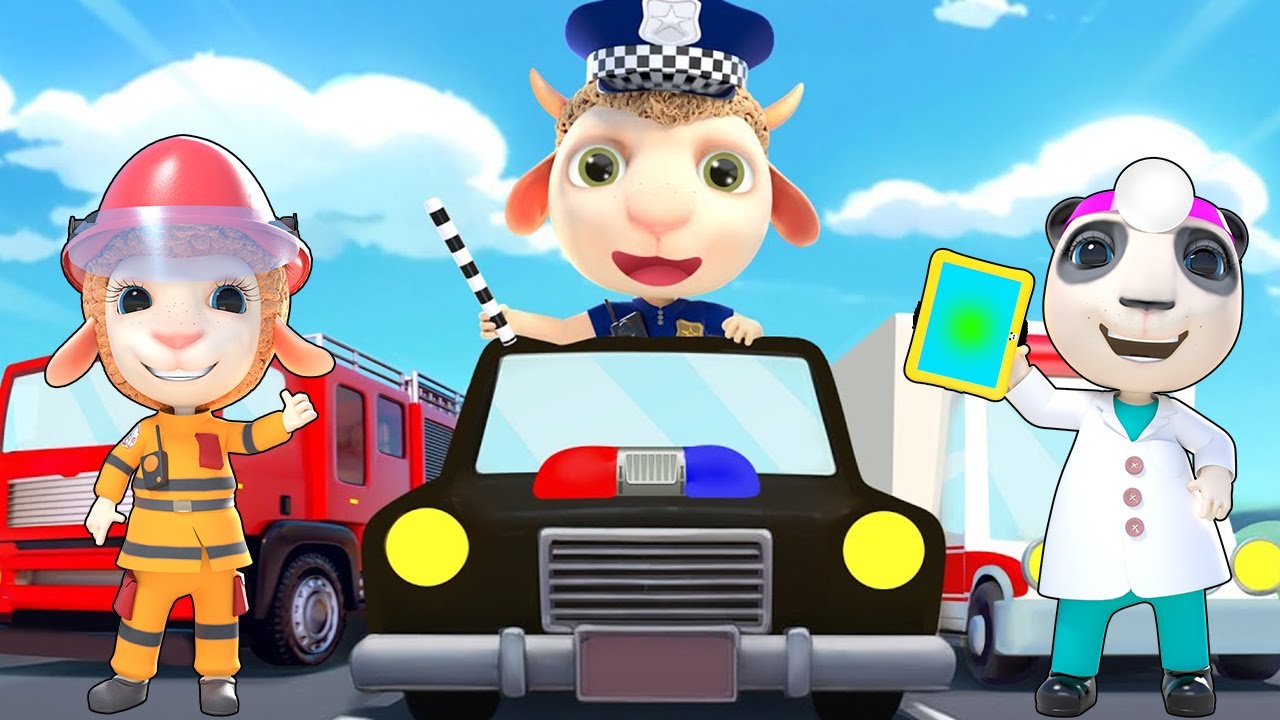 Brave Rescuers in Action 🚒 Children's Adventures👨‍🚒Funny Cartoon ...