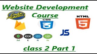 Web Development Course Class 2