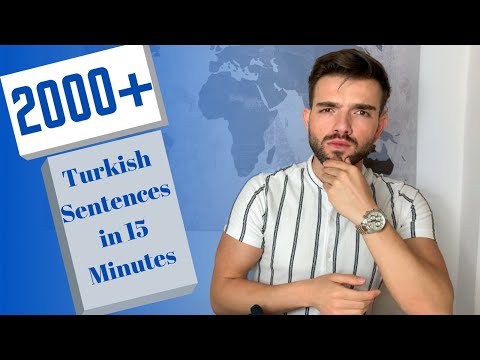 Learn Turkish THE EASY WAY! | 2000+ Easy Turkish Sentences