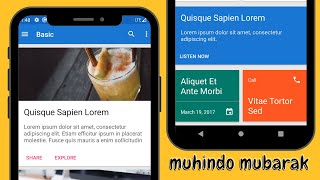 PART 6.  Android Material UI Challenge  - Basic Cards