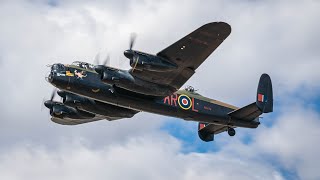 ✈ BBMF Lancaster &amp; Spitfire Departures from London Southend Airport!