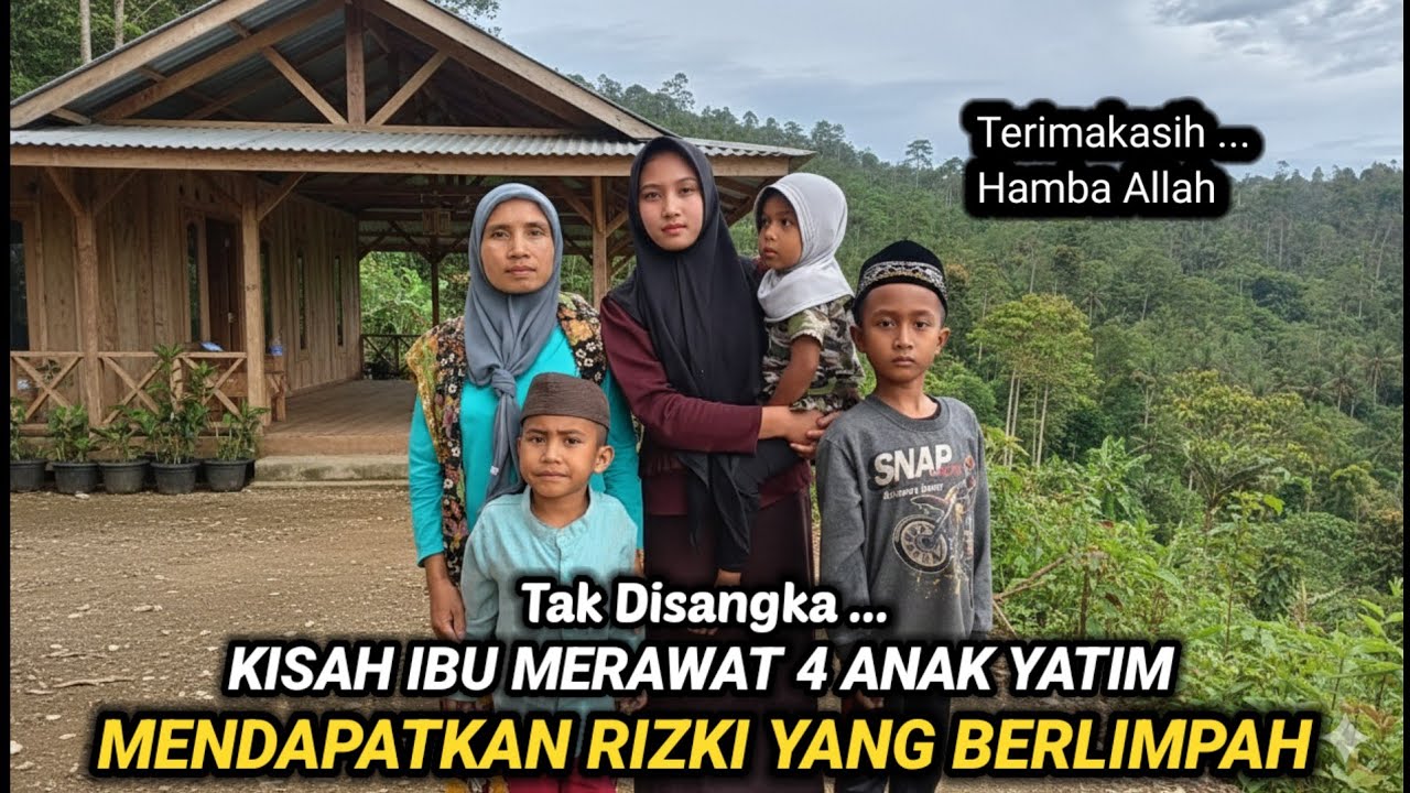 TAK DISANGKA!! KELUARGA ANAK YATIM YANG TINGGAL DI PINGGIRAN HUTAN MENDAPATKAN RIZKI YANG MELIMPAH