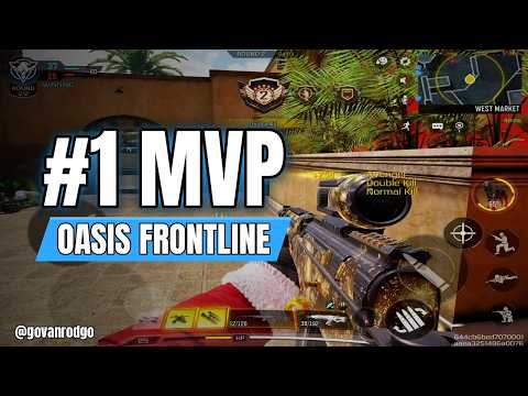 #1 MVP Sniping on Oasis - Frontline Victory | COD Mobile