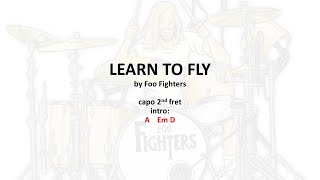 Learn to Fly by Foo Fighters - easy acoustic chords and lyrics