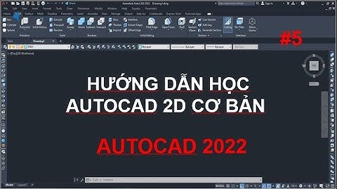 Tự Học AutoCAD | Hướng dẫn vẽ AutoCAD 2022 2D Cơ Bản | Bài 5 #autocad2022 , #hatch