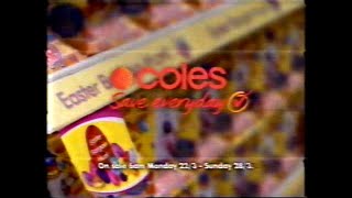 Coles Save Everyday This Easter TV Commercial March 2004