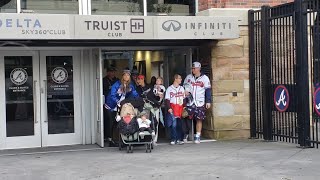Joc Pederson heads to Atlanta Braves victory parade