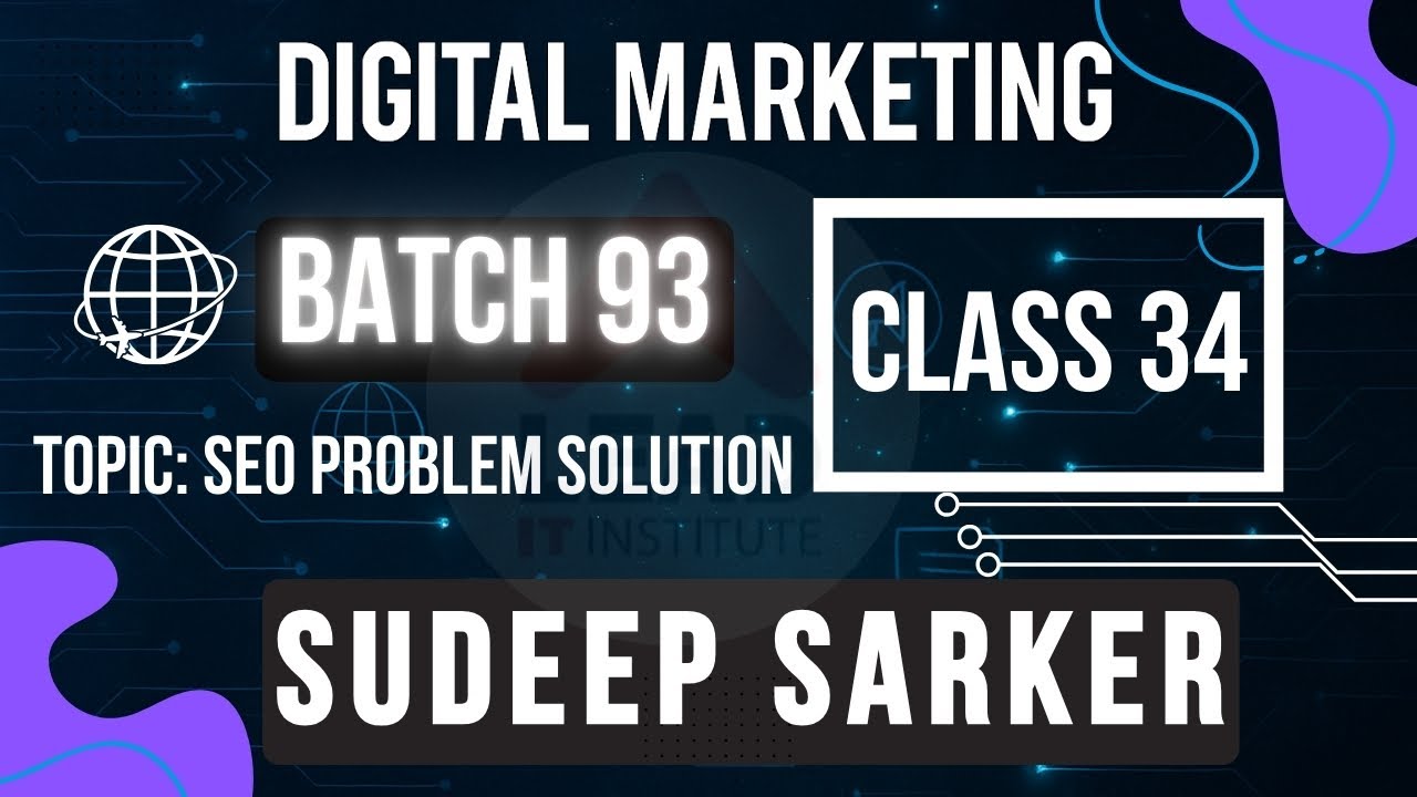 Seo Problem Solving & Review Class 34 - YouTube