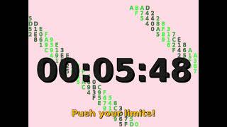 BeastCraft Timers: Motivational, silent study timer 10m00s matrix
