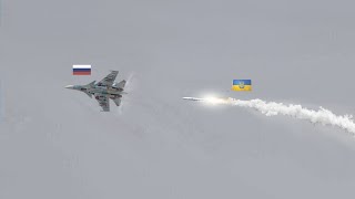 ระบบป้องกันภัยทางอากาศขั้นสูงของยูเครนยิงขีปนาวุธพิสัยไกลใส่ SU-30 ของรัสเซีย ทำให้เกิดการระเบิด