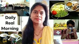 INDIAN MOM DAILY REAL MORNING ROUTINE 2019|Kids Lunch Box Routine in Hindi| Kitchen Cleaning Routine