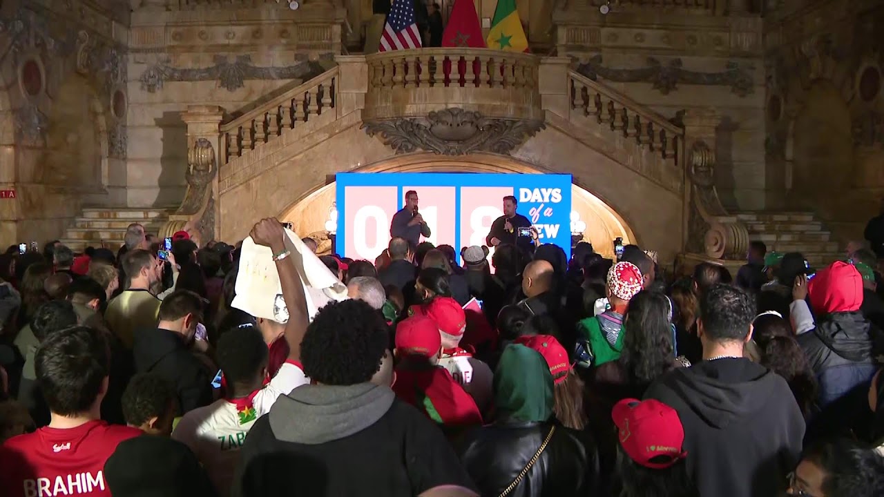 Mayor Zohran Mamdani Hosts Africa Cup of Nations Watch Party