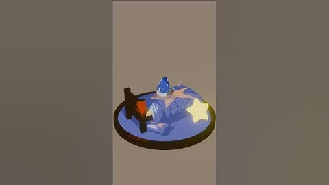 [Blender3D] Kirby (Sleep) Viewport vs Render #blender3d #nintendo #kirby