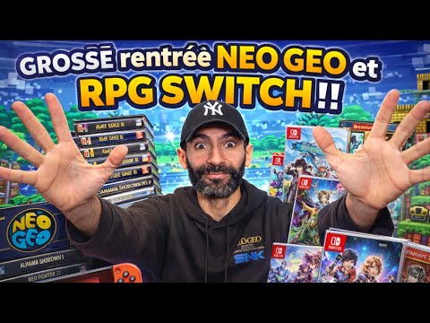Des pépites partout ! Grosse rentrée NEO GEO & RPG Switch 🔥#retrogaming