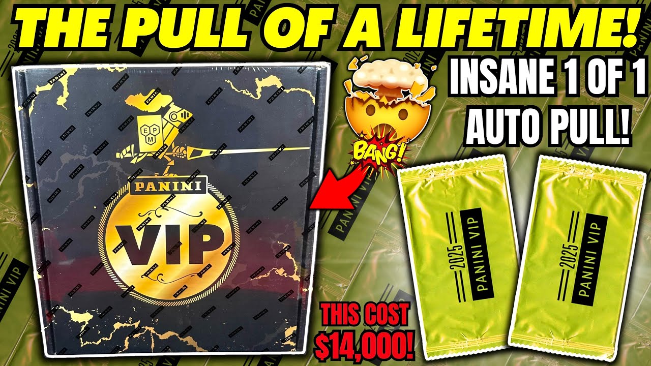 *PULL OF A LIFETIME!🚨 2025 VIP GOLD NATIONAL CARD SHOW PACKS!🤯