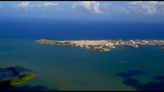 LANDING IN SAN JUAN, PUERTO RICO, Luis Munoz Marin International Airport