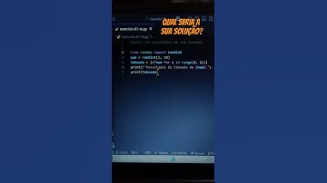 Exercícios de Algoritmo com Python. Comente qual seria a sua solução! Obrigado #coding #python
