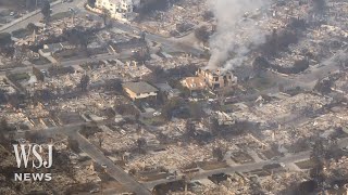 Raging Los Angeles Fires Continue to Wreak Destruction | WSJ News