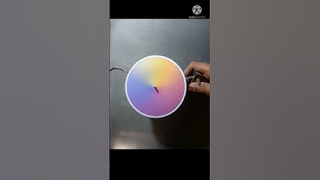 Newton disc | Mixing seven colour to make white colour #shorts #viral | science class 10 experiment