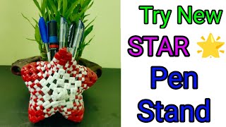 Nagas New Idea Plastic wire STAR Shape Pen stand