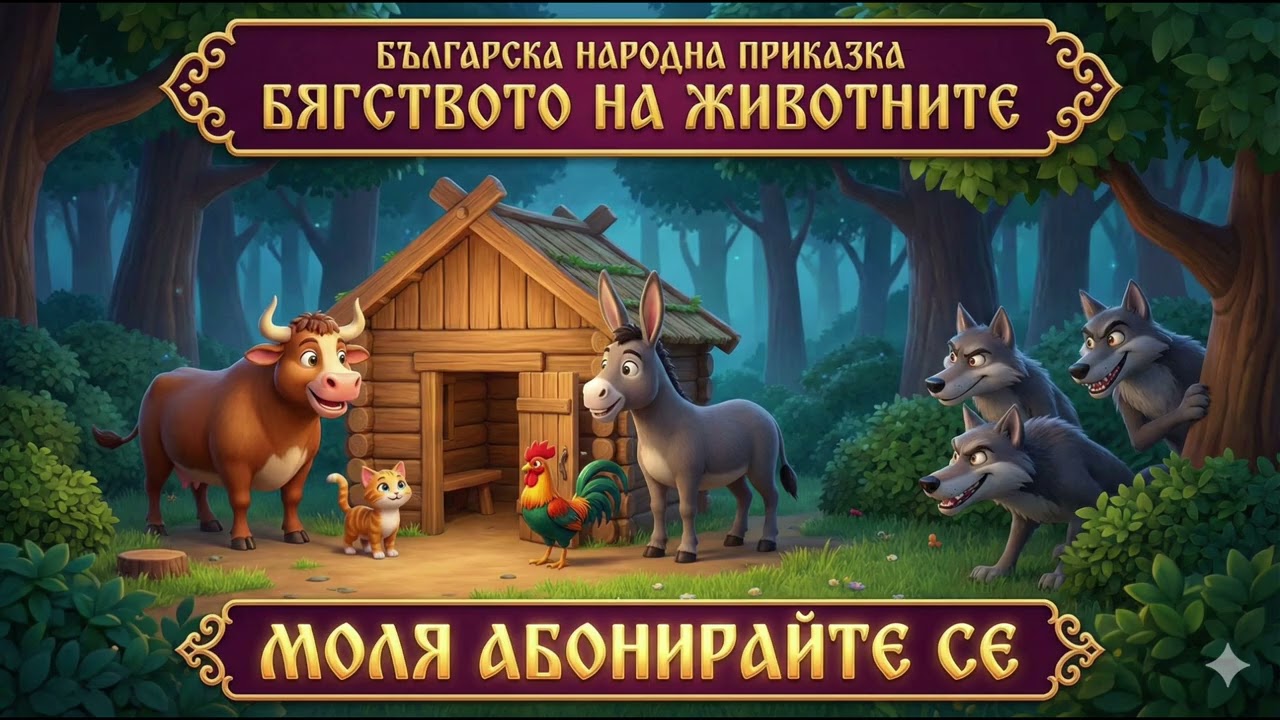 Бягството на Животните. -  Народна Приказка