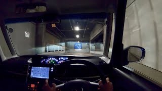 【Test Drive】2019 DAIHATSU TanTo Custom 660cc Turbo 4WD【Last Model 】- POV Night Drive