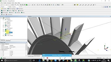 ANSYS Turbine with Rotor Modeling