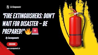 "Fire Extinguishers: Don't Wait for Disaster – Be Prepared!" 🔥🚨968