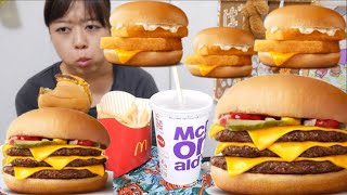 【久々のマック】トリチとフィレオフィッシュパティ倍盛とポテト【まさかの爽健美茶】