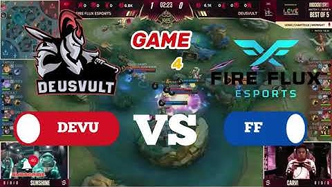 M5 | KNOCKOUT STAGE DAY 1 | FF VS DEVU GAME 4