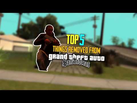 TOP 5 Things Removed From GTA SA BETA