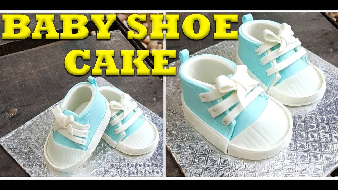 Baby Shoe Cake Topper Quick And Easy YouTube