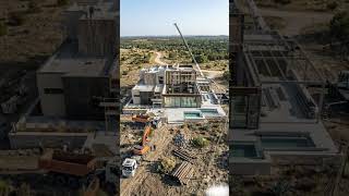 Complete Modern Luxury Bungalow Construction | Cinematic Drone Time-lapse 🏗️🏠