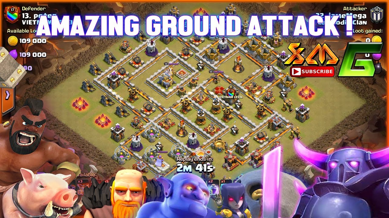 Clash of Clans⭐TOP RAID 3-STAR TH11⭐QWALK HOG-GIBOWITCH & BOWIPE STRATEGY⭐