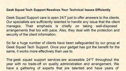 Geek Squad Tech Support | Get Instant Help