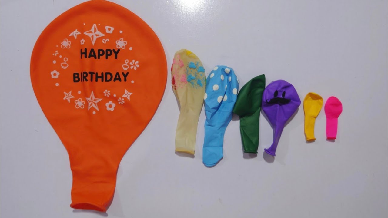 Small & Big Colorful Balloons Unboxing 🎈 | Relaxing ASMR Sounds 😍