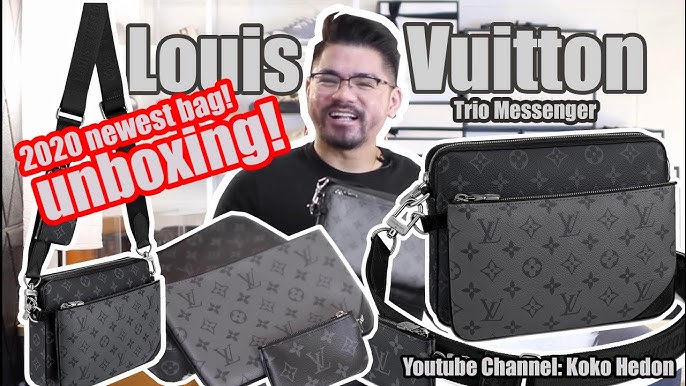 Unboxing a Mens Louis Vuitton Trio Messenger Bag - UNBOXING AND