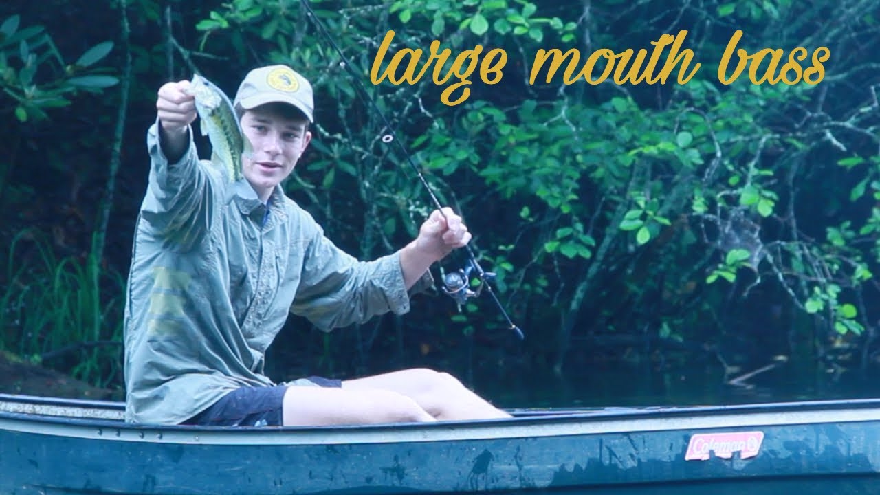 Bass Fishing a Pristine Mountain Lake